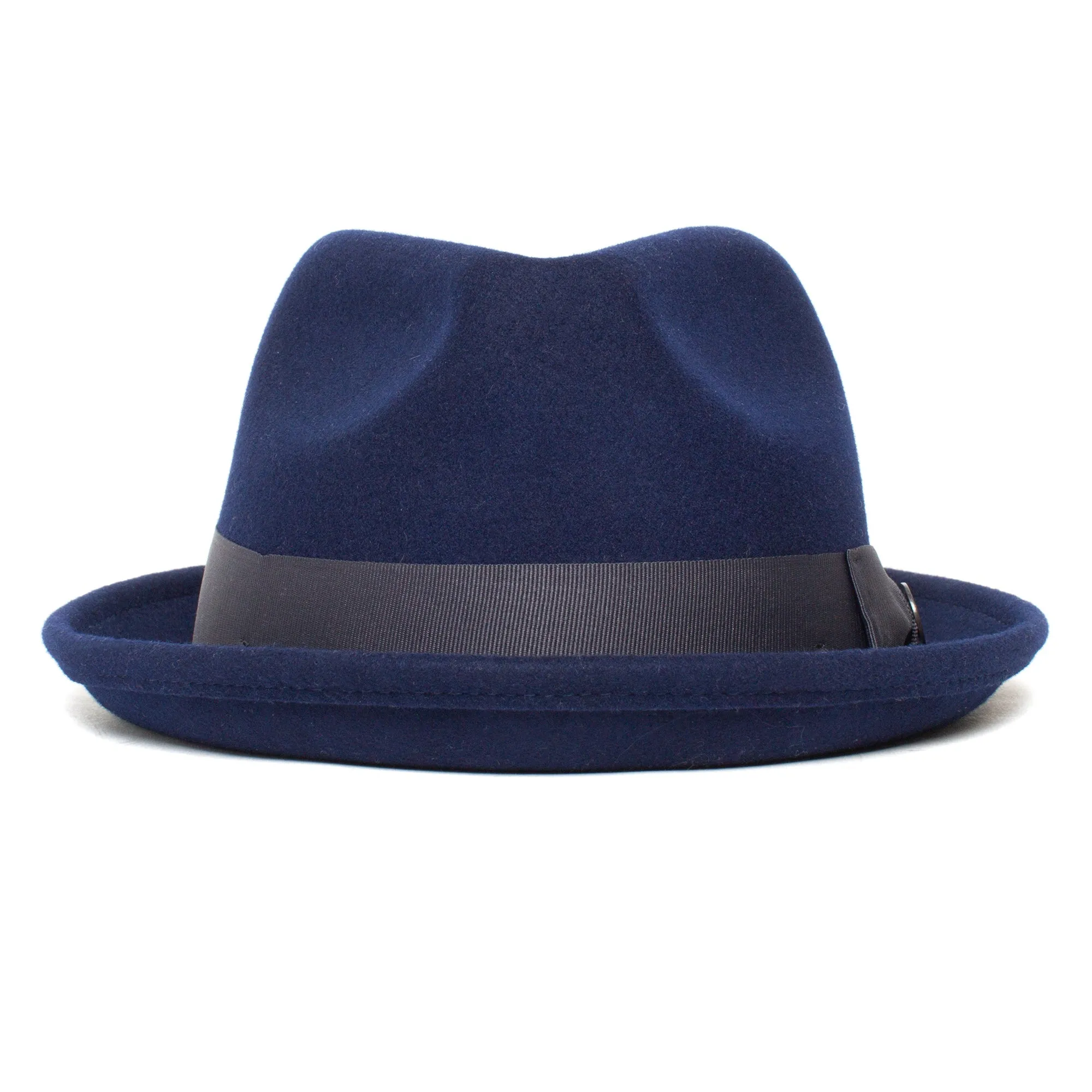 Classic Pork Pie Fedora Hat-Rust