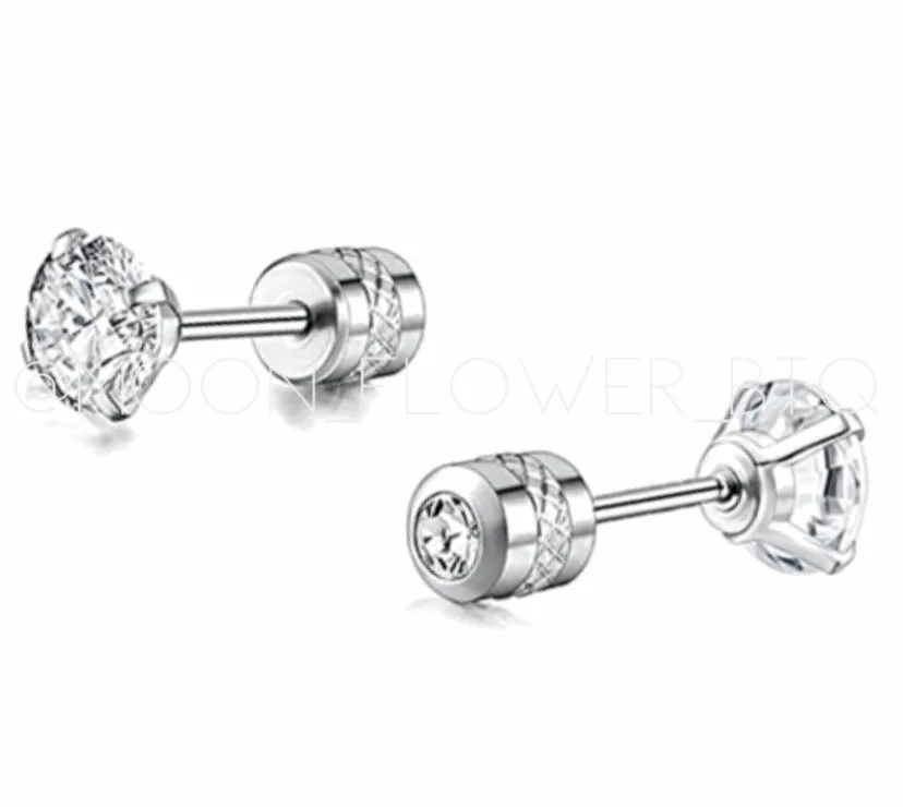 Clear CZ Double Ended Earrings