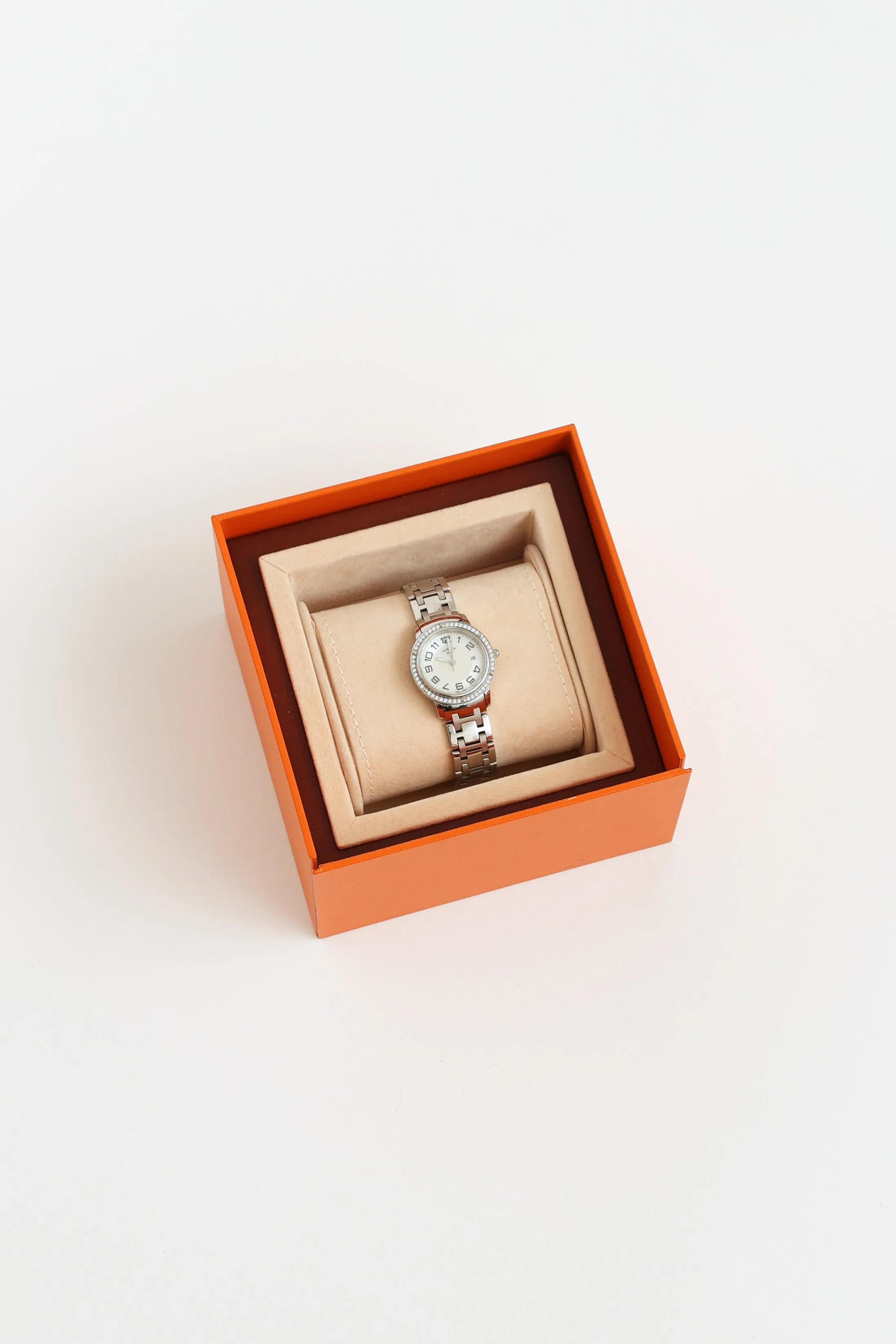 Clipper Nacre Bezel Diamond Watch