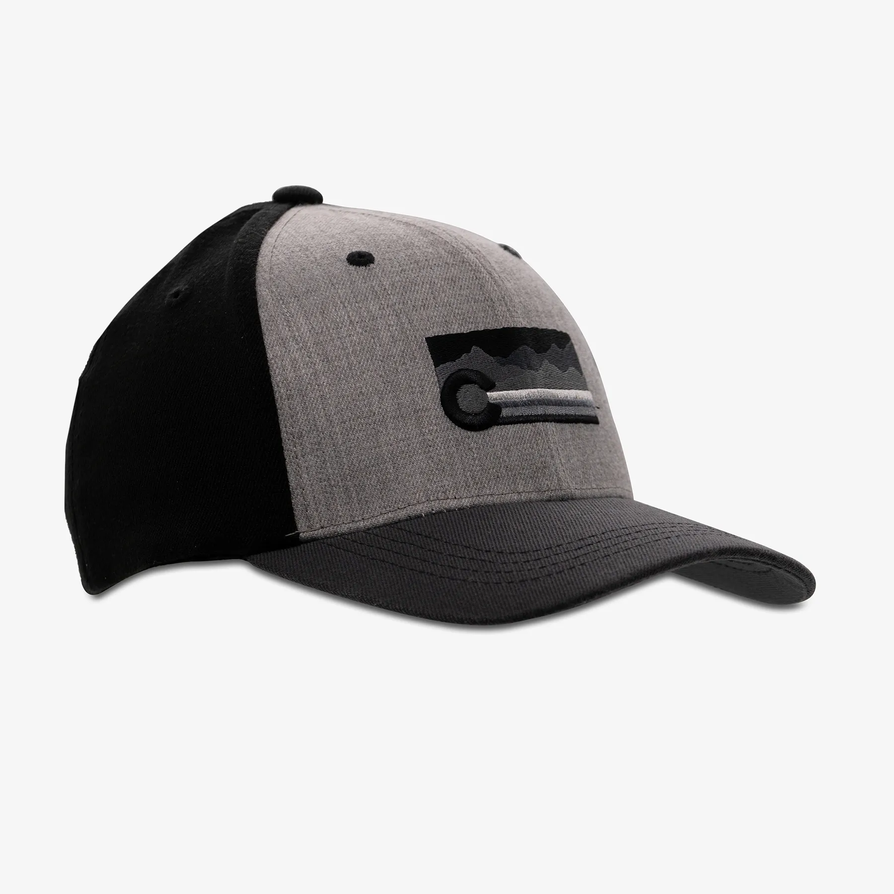 Colorado Landscape Full Flex Fabric Curved Bill Hat