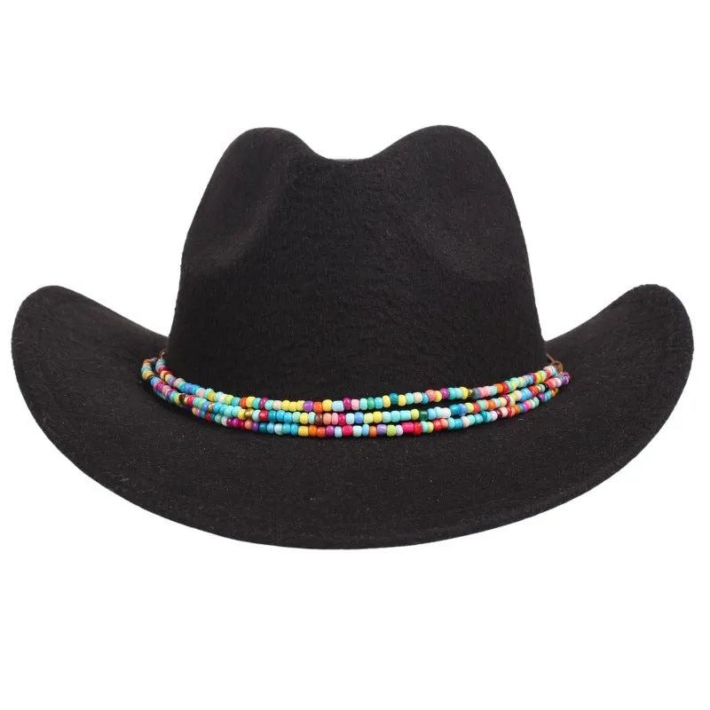 Colored bead Decorative Hat Bands