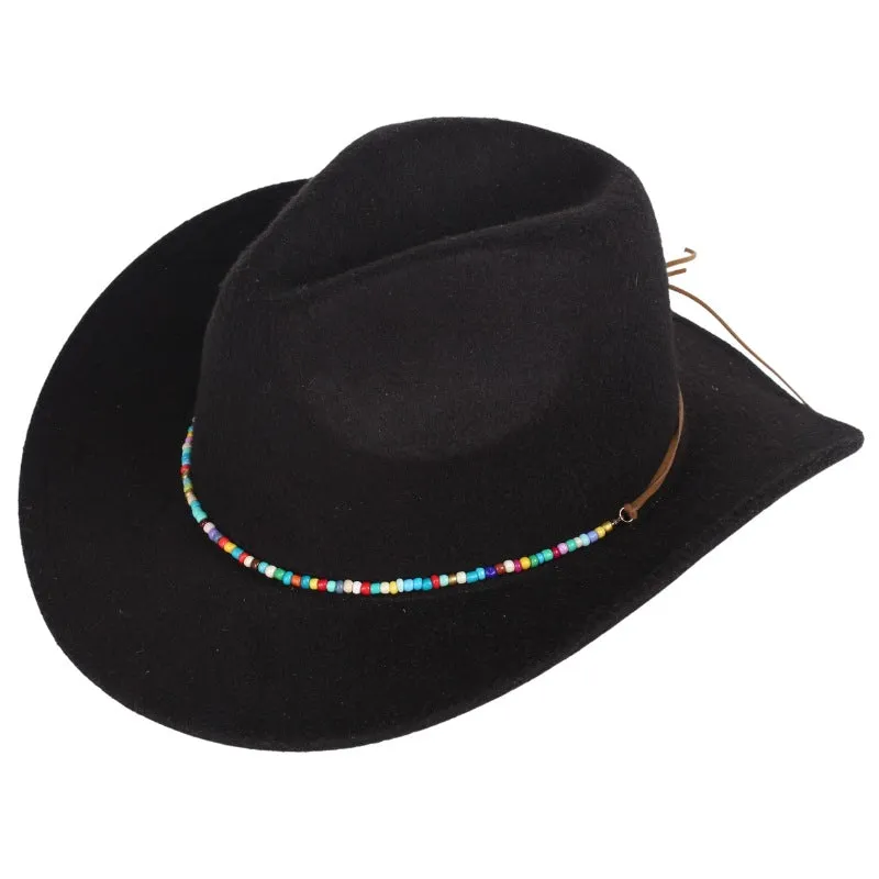 Colored bead Decorative Hat Bands