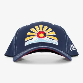 Curved Colorado Sunset Full Flex Hat