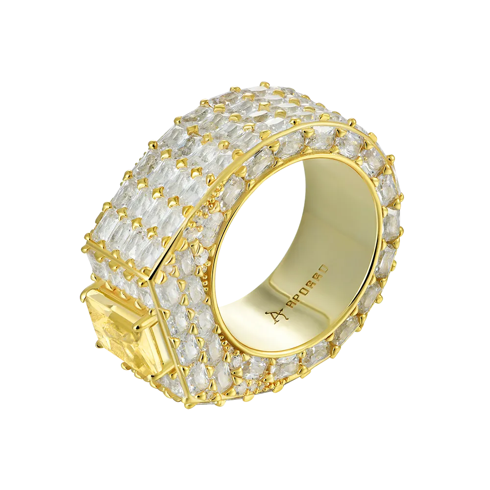 Custom Emerald Cut Eternity Band Ring