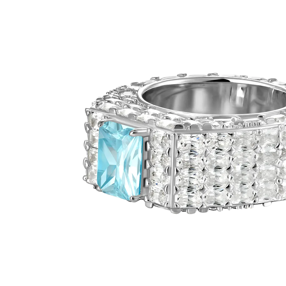 Custom Emerald Cut Eternity Band Ring