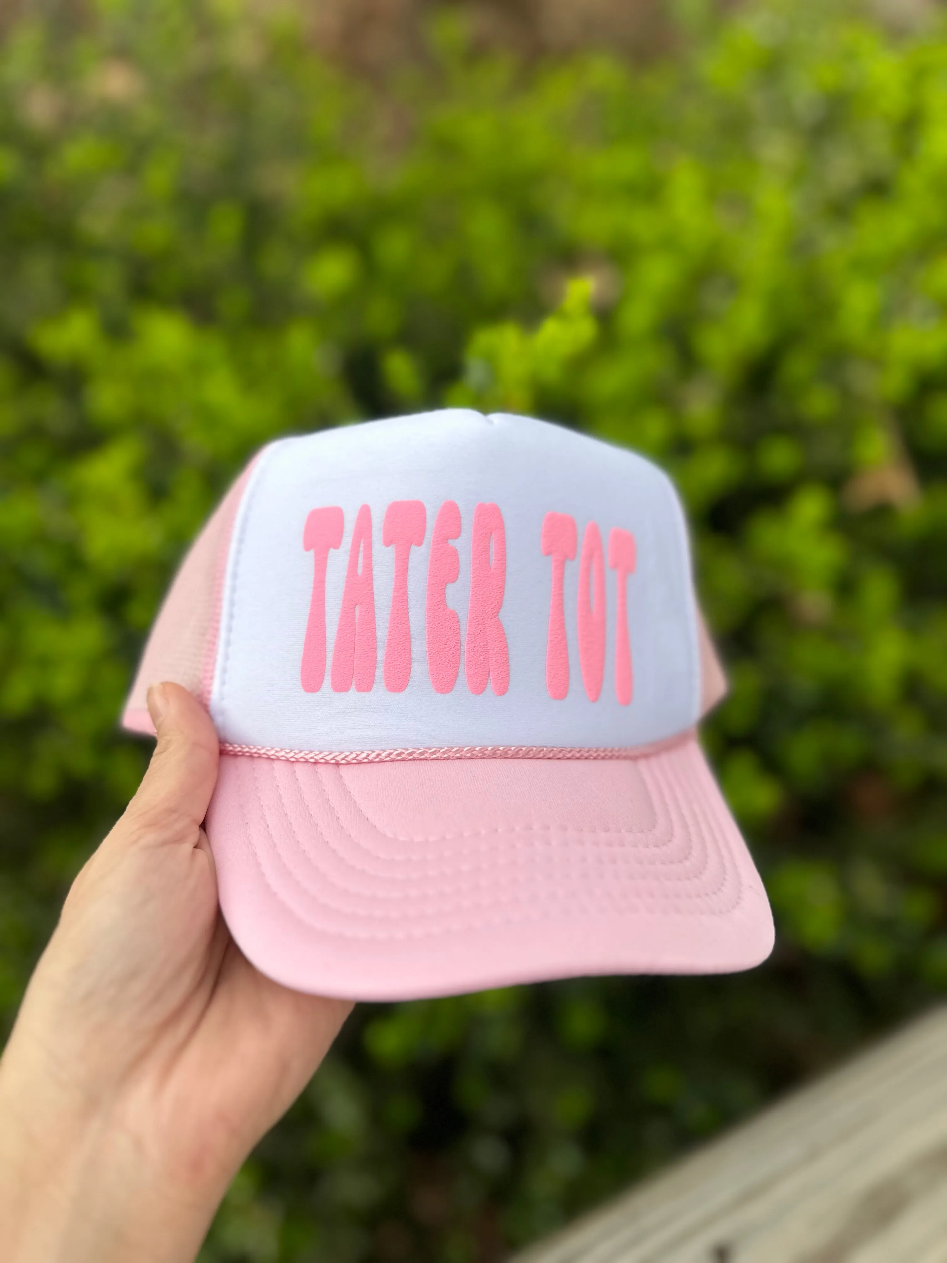 Custom youth Puff Print Trucker Hat