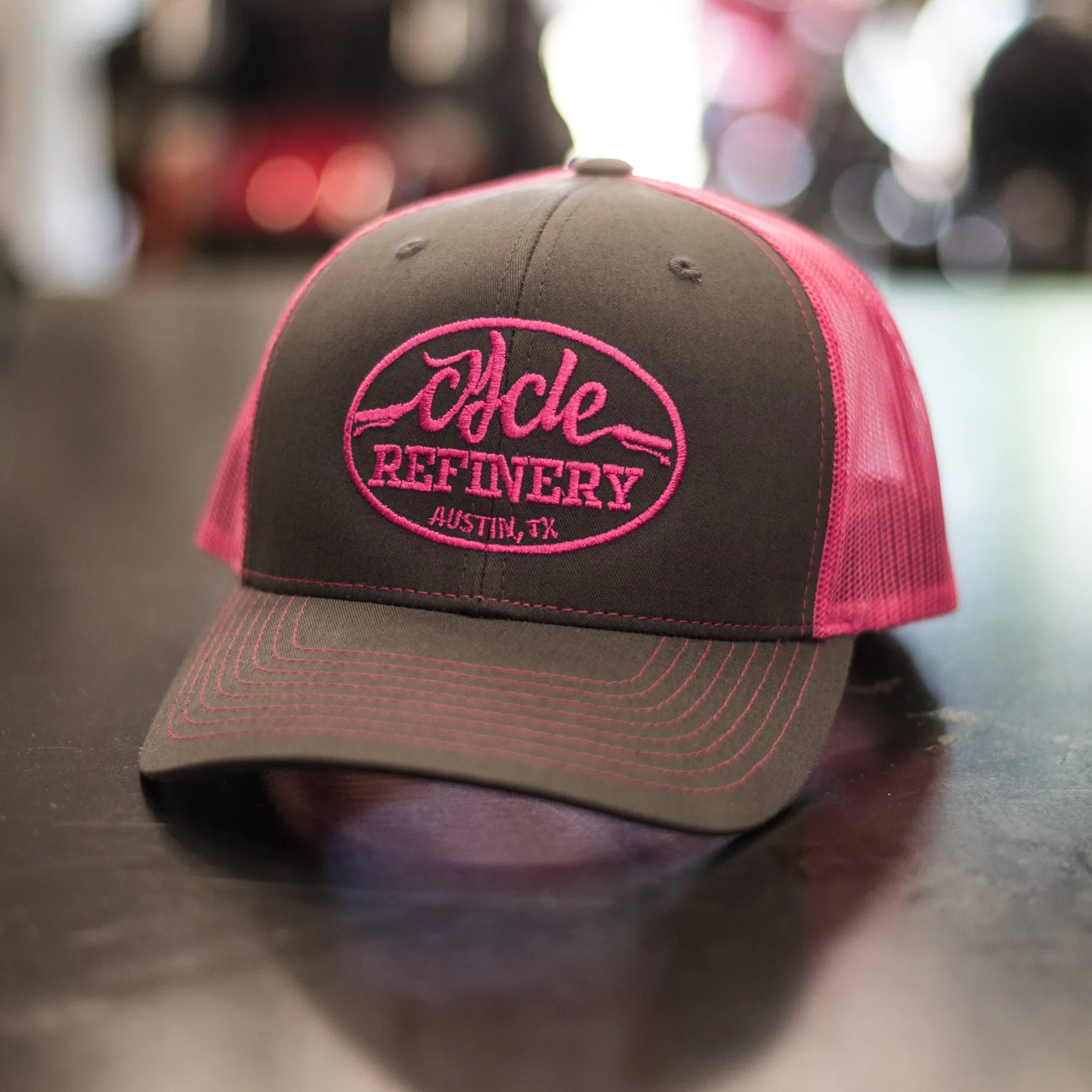 Cycle Refinery Embroidered Trucker Cap