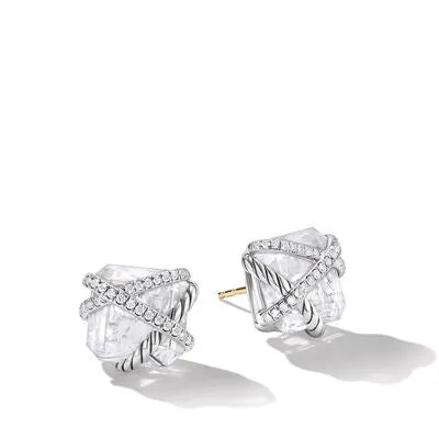 David Yurman 12mm Cable Wrap Stud Earrings