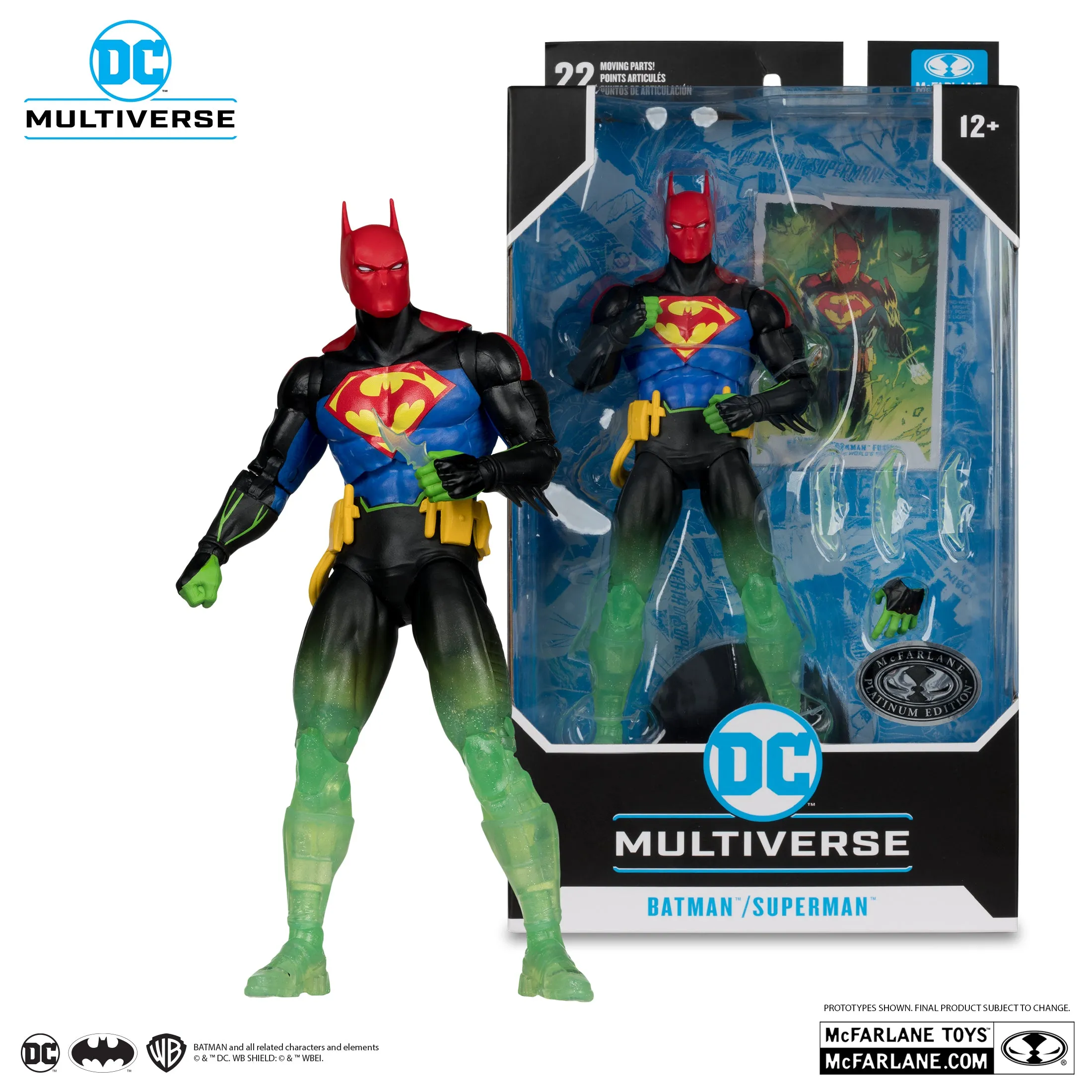 DC Multiverse Platinum Label Batman/Superman: World's Finest Fusion