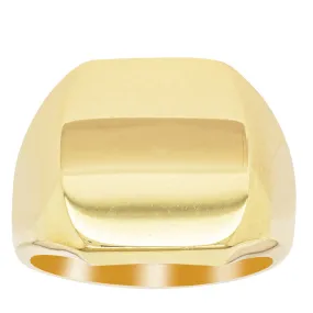 Deja Vu 18ct Yellow Gold Signet Ring