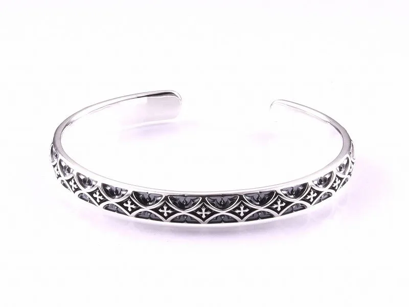 Diamond Grid Bangle