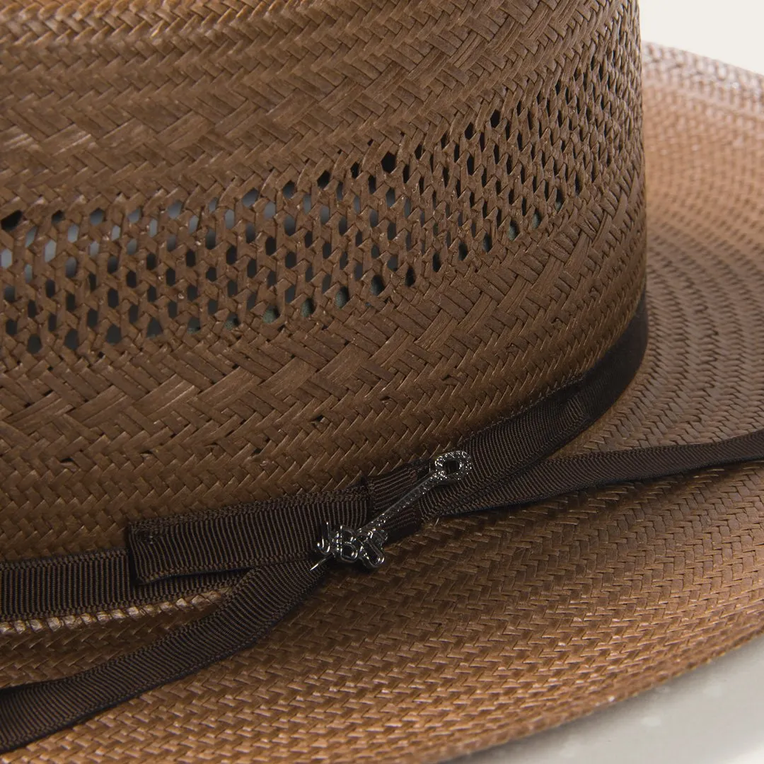 Distinguished Vented Straw Cowboy Hat