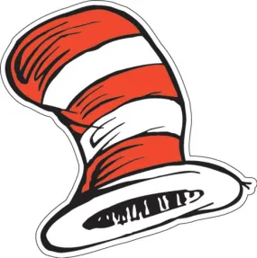 Dr Seuss Cat in the Hat Paper Cutout Hats