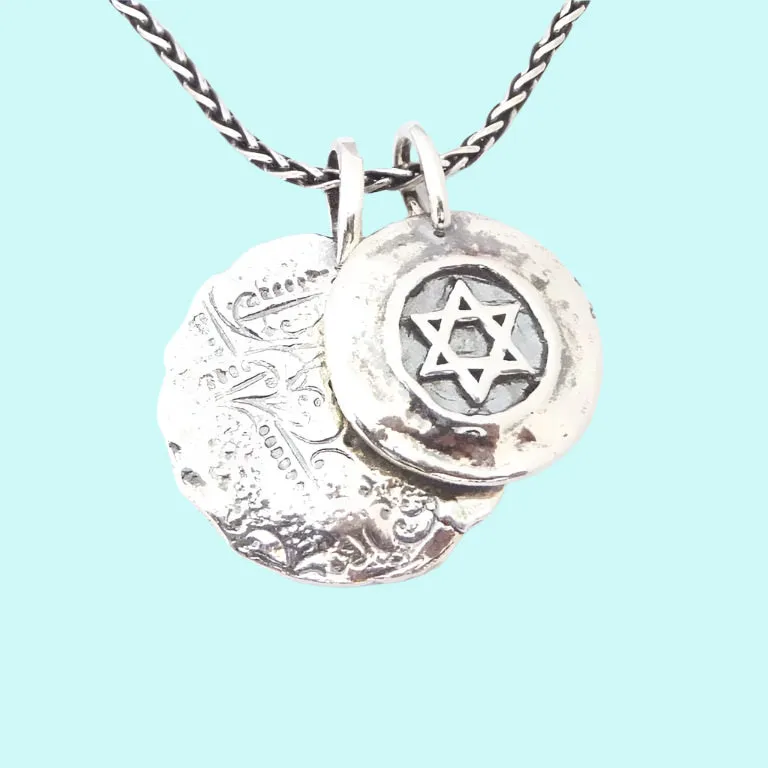 Elegant Star of David Necklace in Sterling Silver