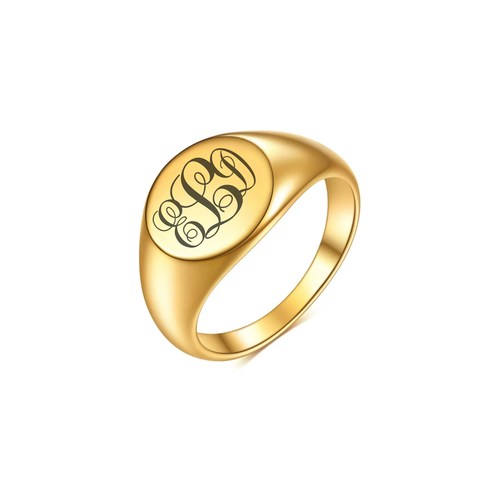 Engravable Monogram Ring KCLR 5