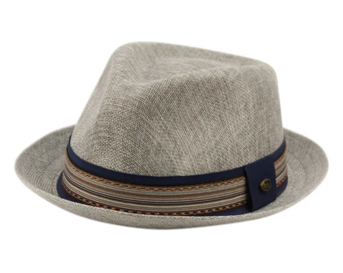 Epoch Linen/Cotton Fedora Hat