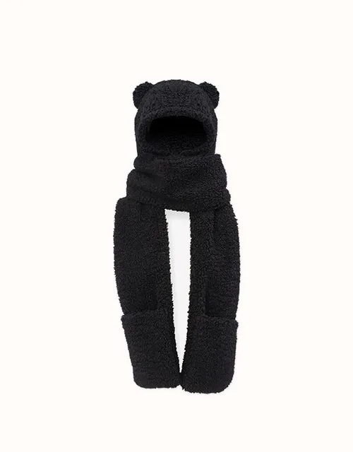 EVERAU® 3 In 1 Bear Plush Hat