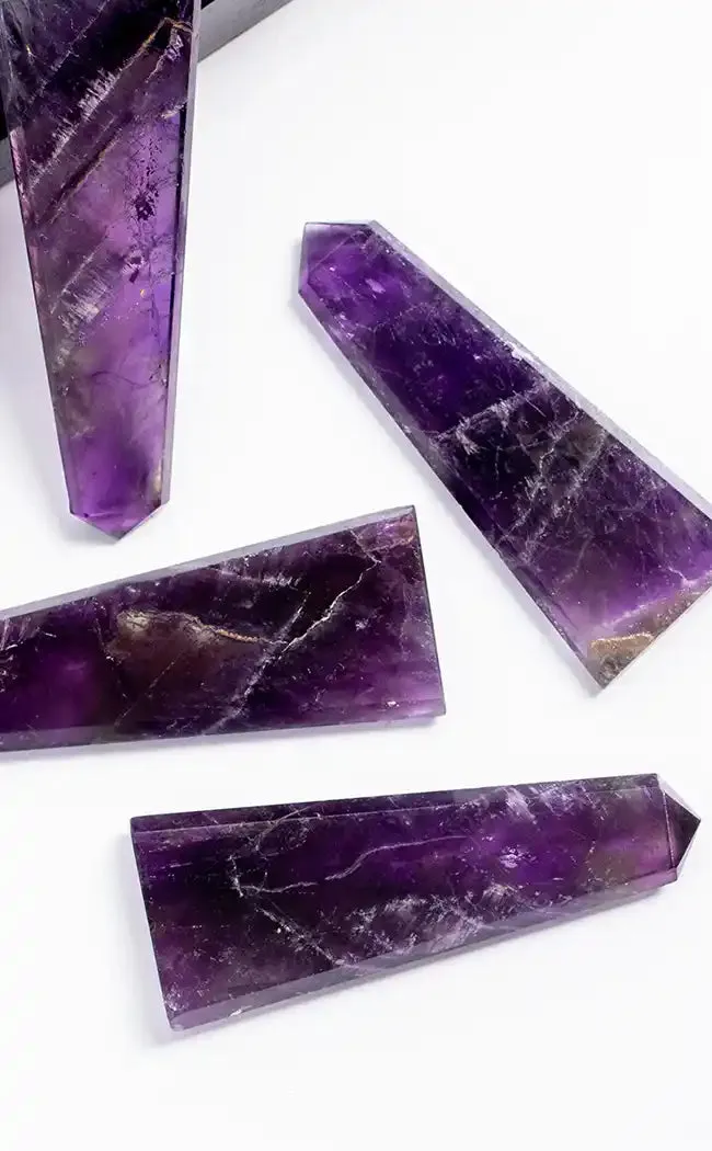 Flat Crystal Point | Amethyst