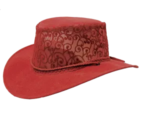 Florentine Soaka & Mesh Hat in Red