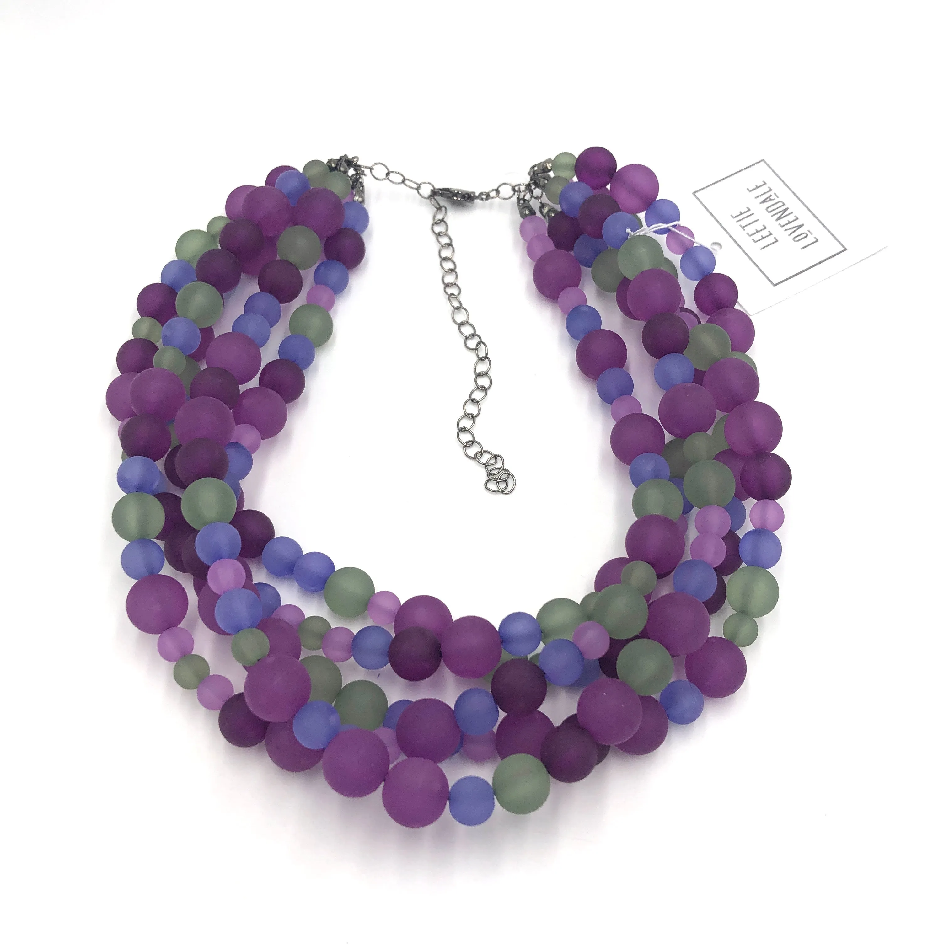 Frosted Jewels Sylvie Beaded Necklace