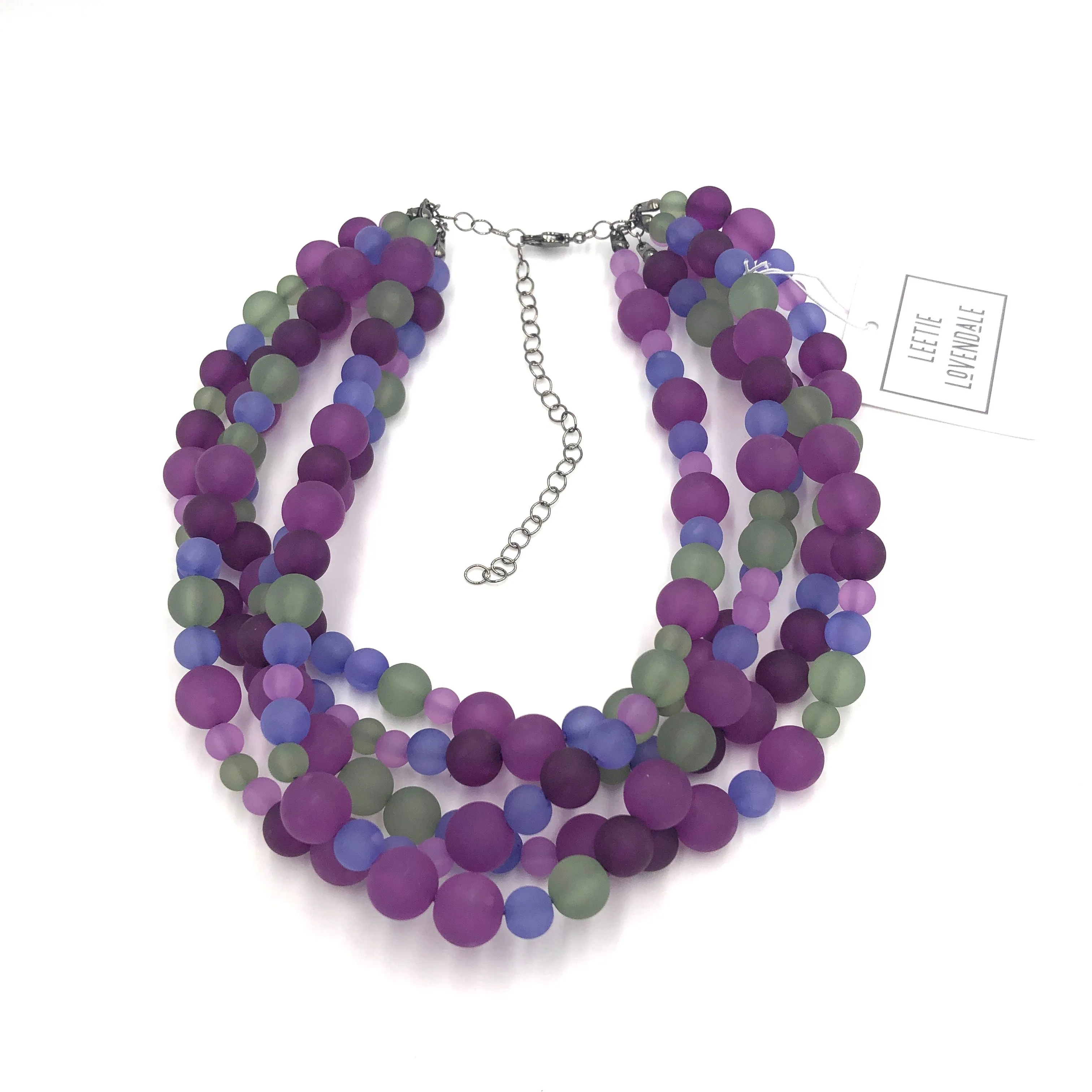 Frosted Jewels Sylvie Beaded Necklace