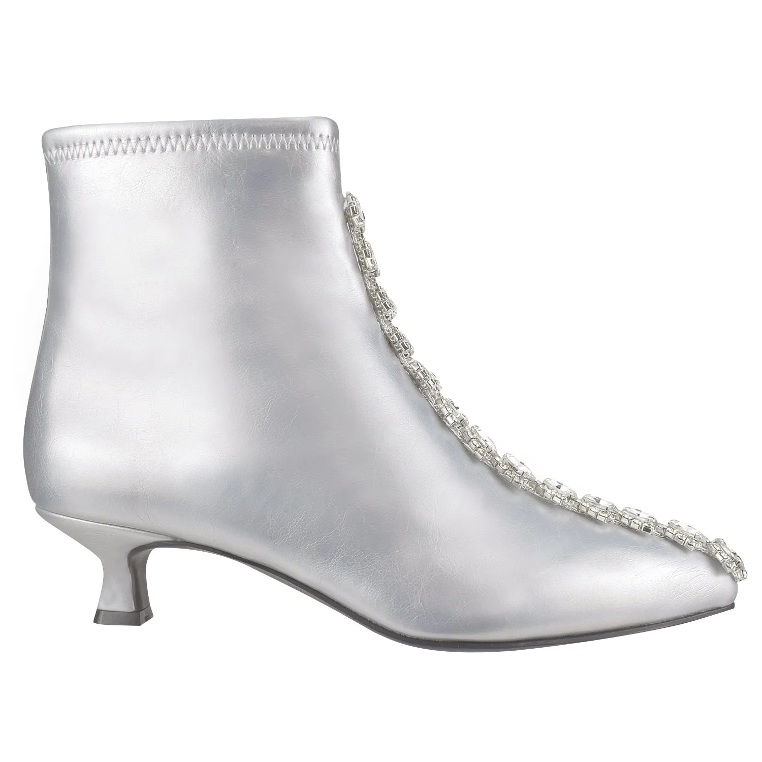 Garda Bling Stretch Ankle Bootie with Memory Foam