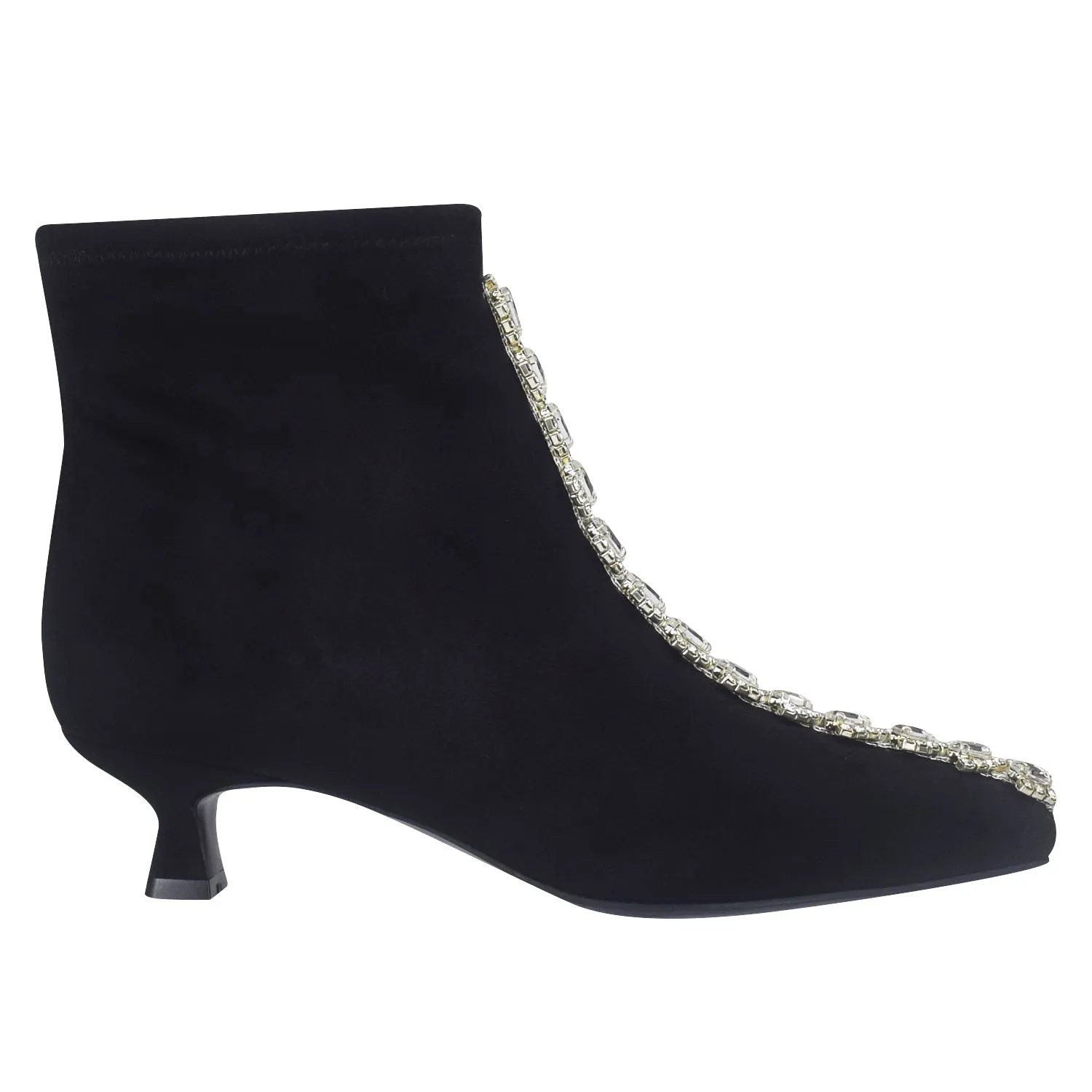 Garda Bling Stretch Ankle Bootie with Memory Foam