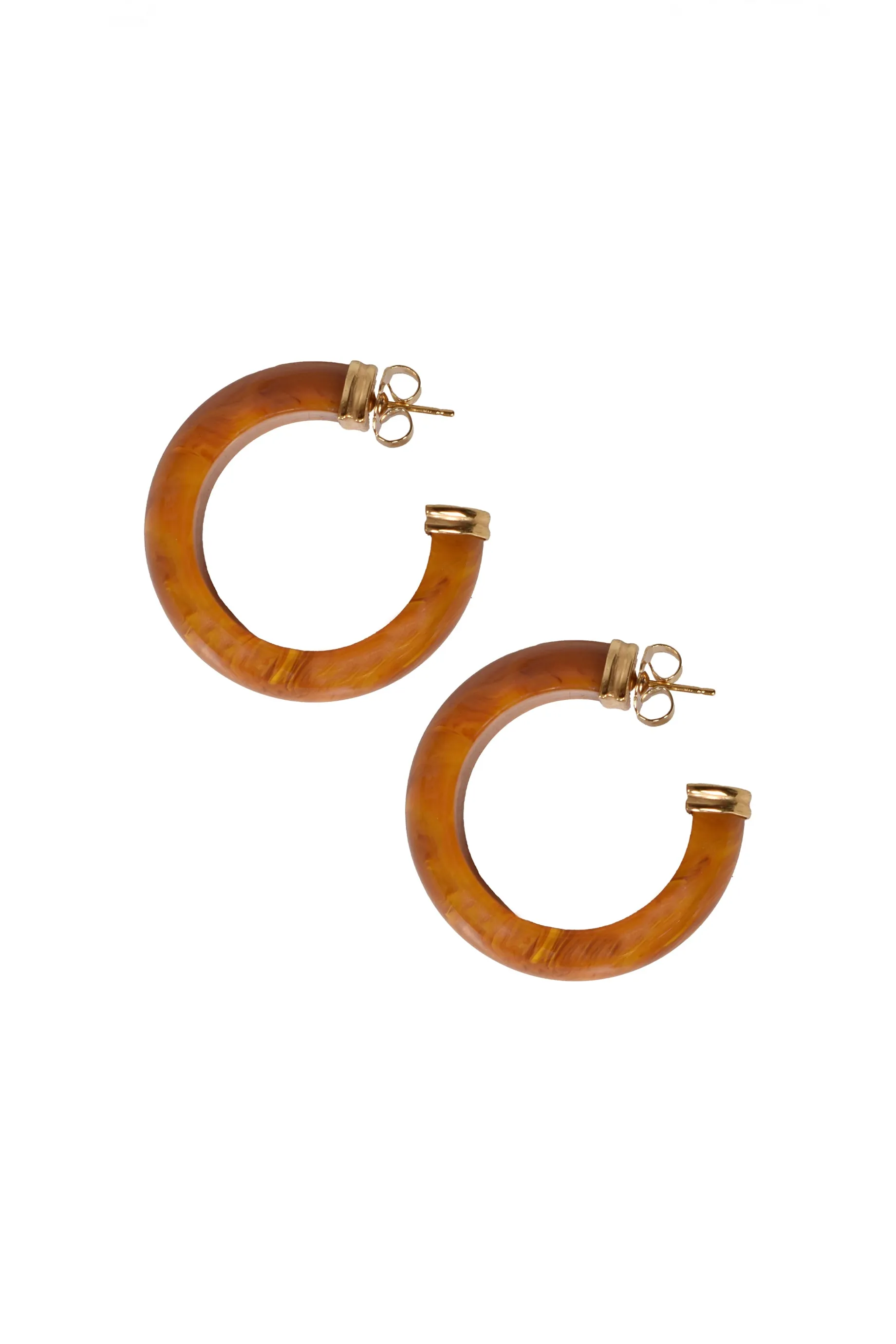 Gas Bijoux Abalone Earring - Amber