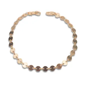 Gold Filled Circles Bracelet