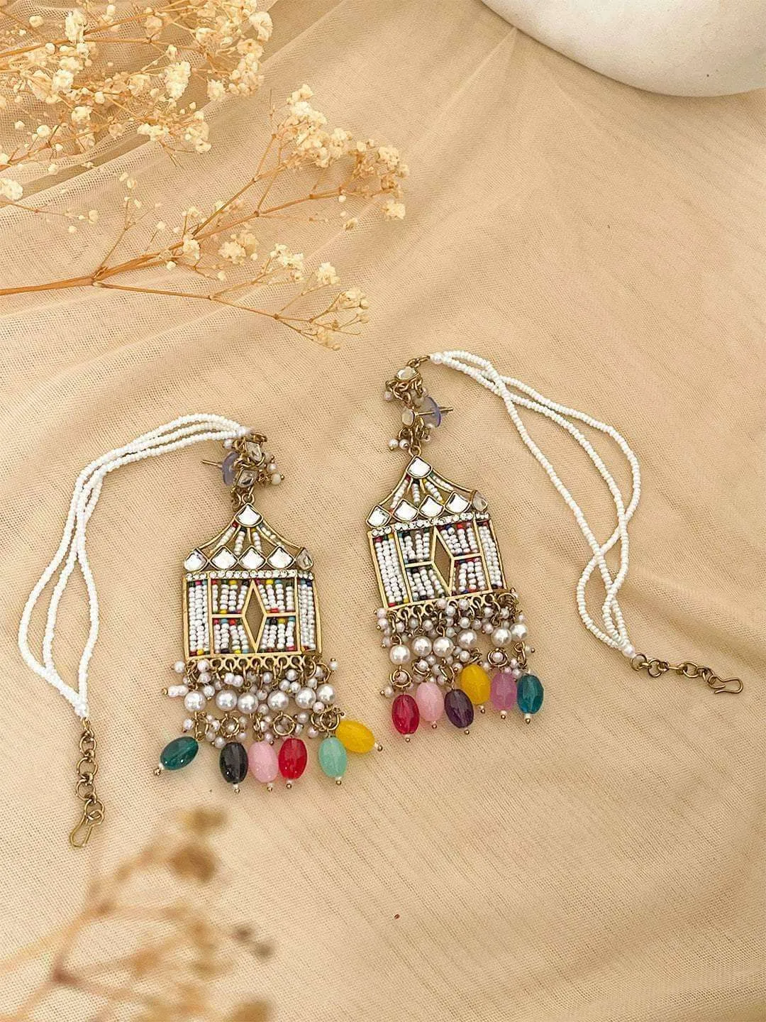 Golden Palki Sahara Earring