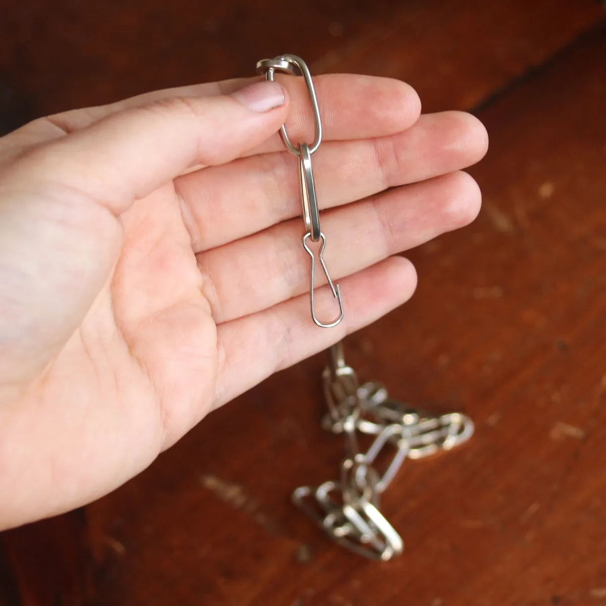 Handmade Watch Chain - German Silver