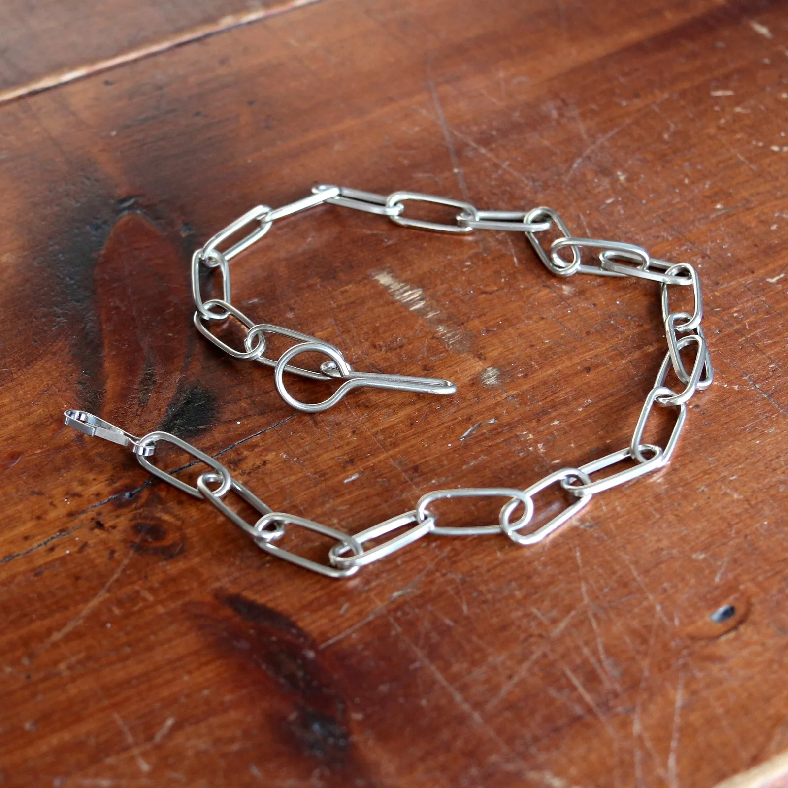 Handmade Watch Chain - German Silver