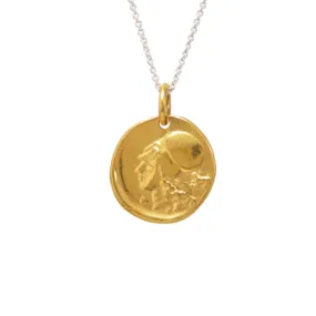 HANDMADE WITH LOVE ATHENA COIN PENDANT