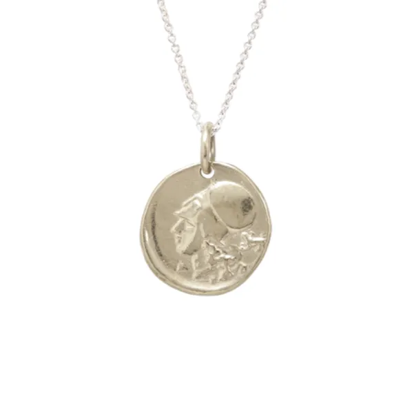 HANDMADE WITH LOVE ATHENA COIN PENDANT