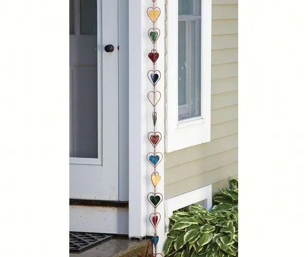 Heart Multicolor Rain Chain