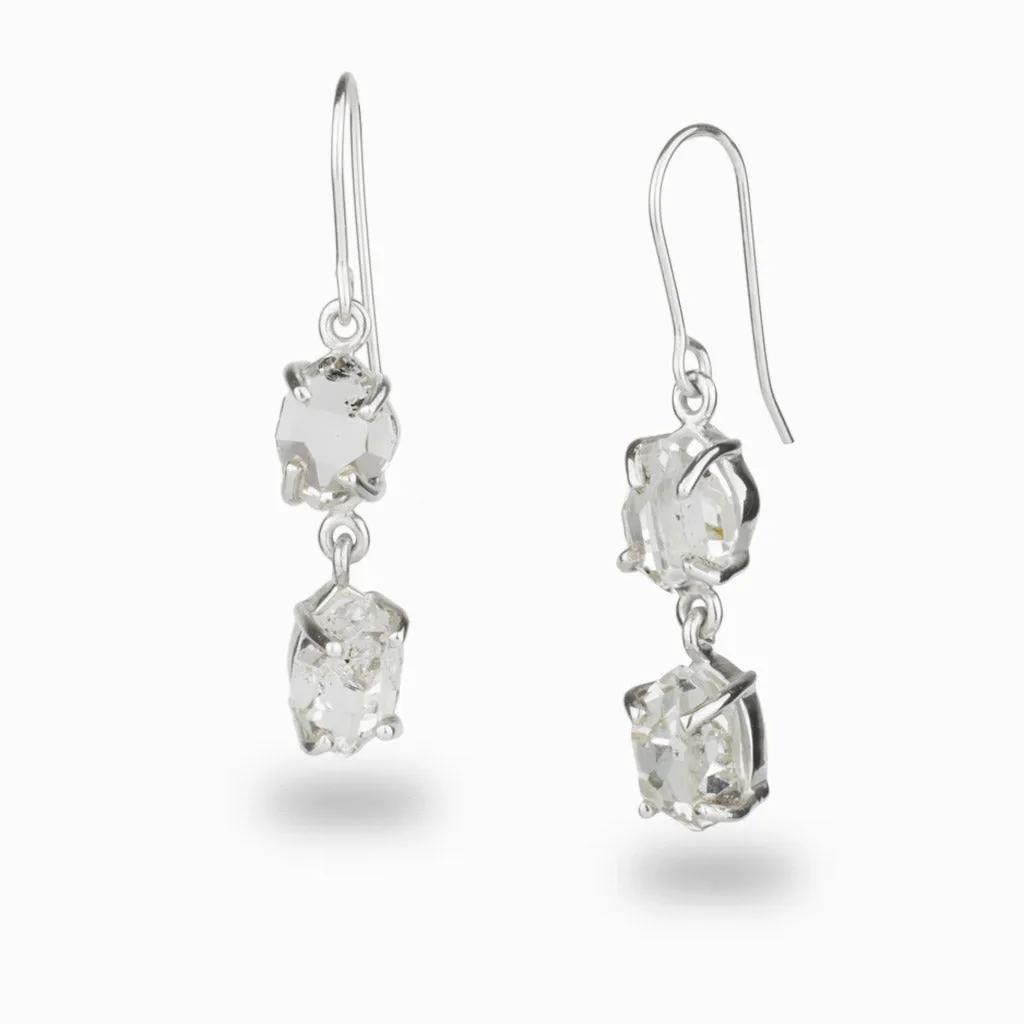 Herkimer Diamond Drop Earrings