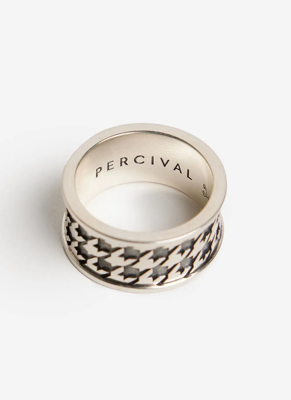 Houndstooth Ring | Sterling Silver