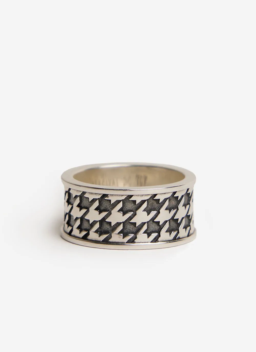 Houndstooth Ring | Sterling Silver