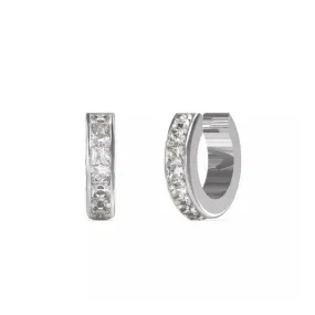 Huggie Me 11mm Clear Squares Hugs Earrings UBE03134RH