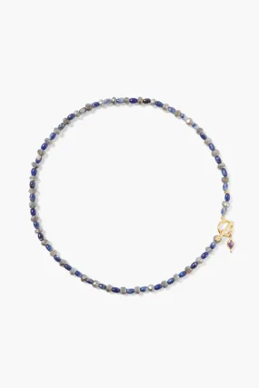 Indira Toggle Necklace Sodalite Mix