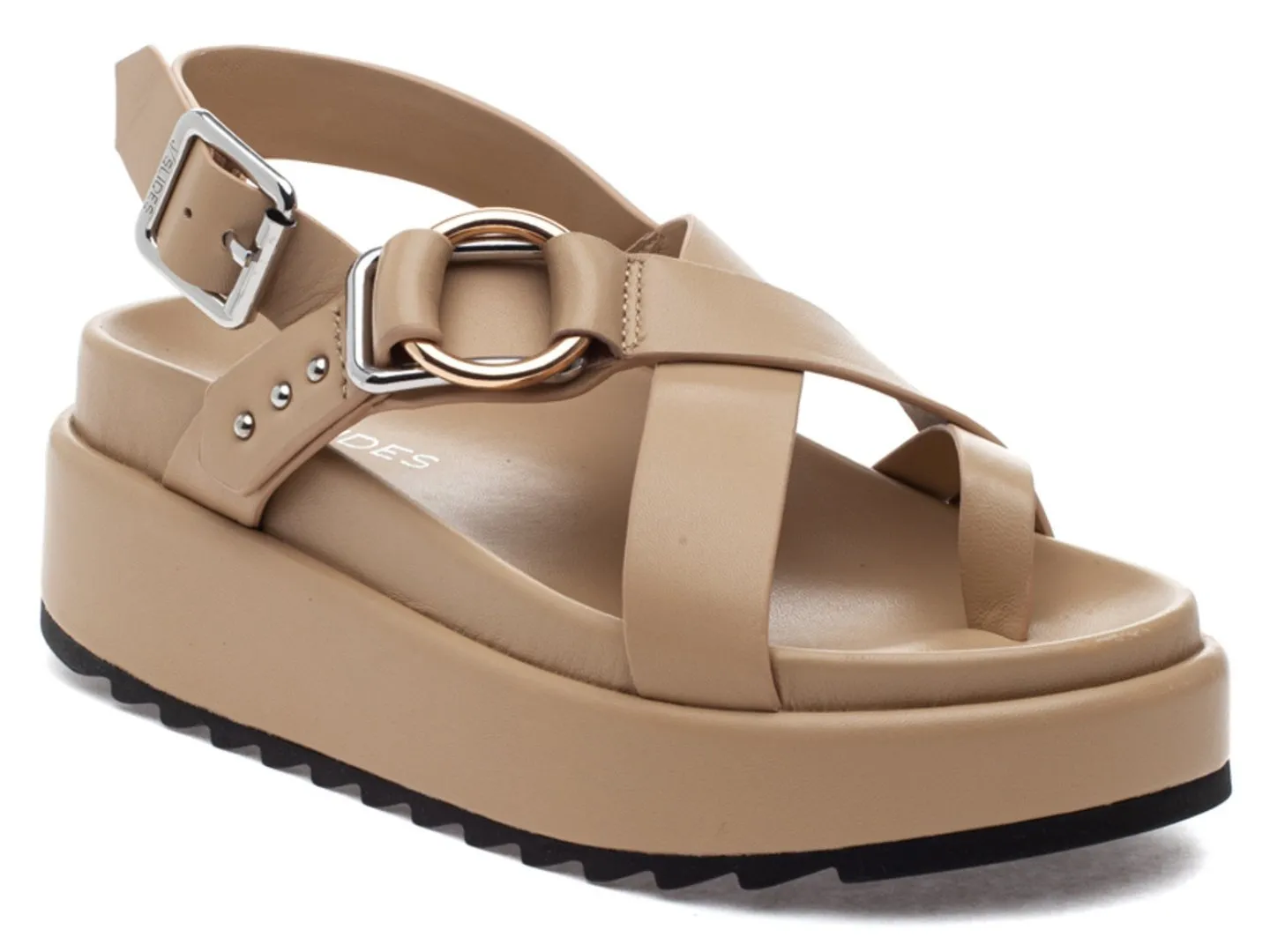 J Slide: Solara in Sand Leather