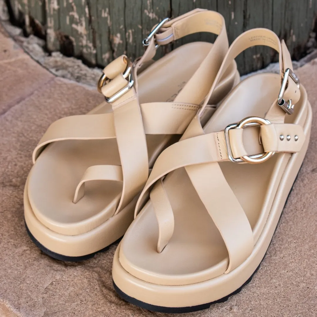 J Slide: Solara in Sand Leather