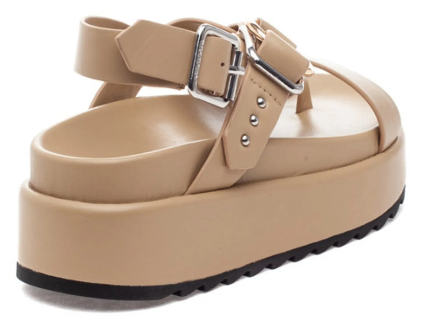 J Slide: Solara in Sand Leather