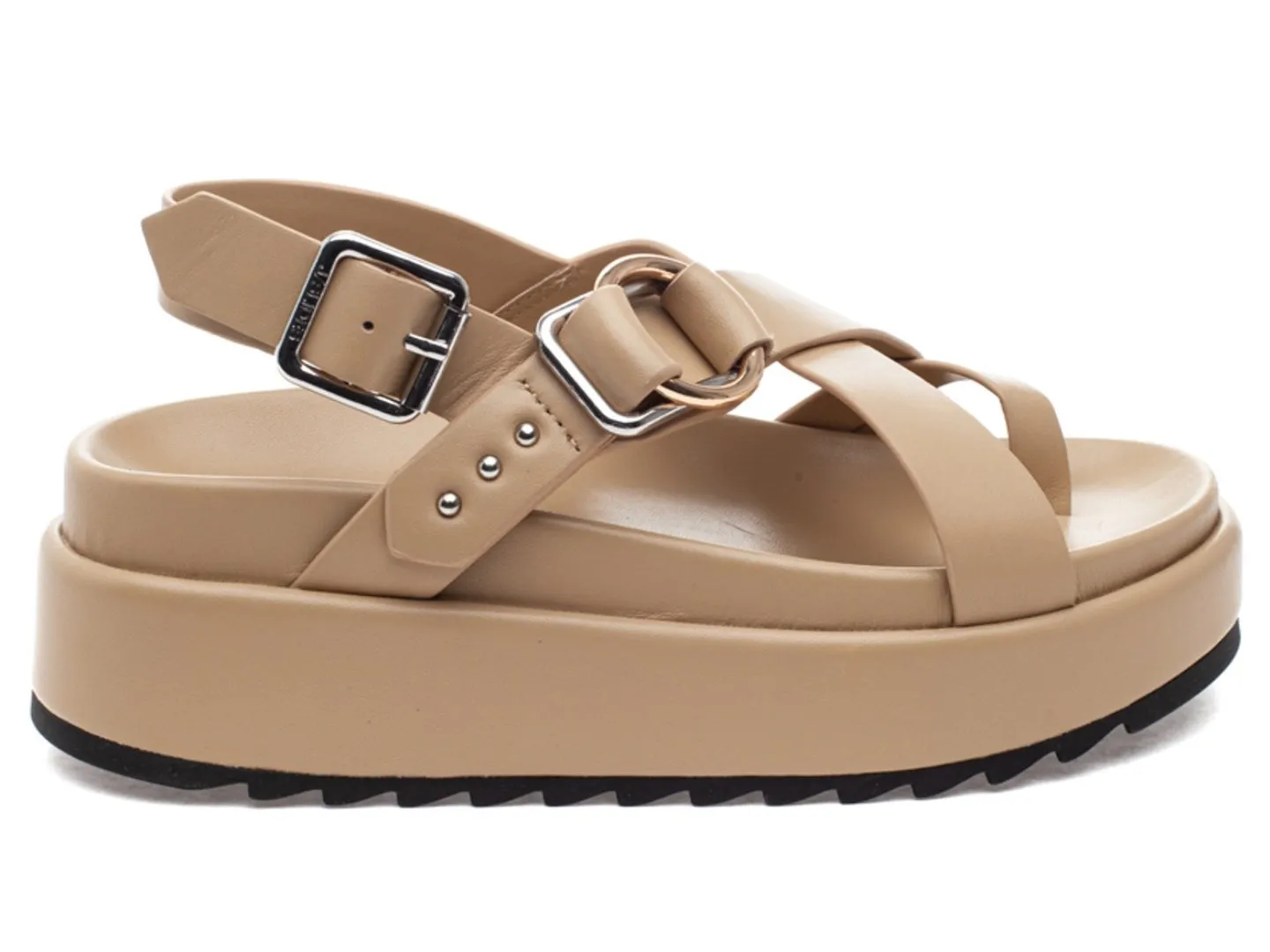 J Slide: Solara in Sand Leather