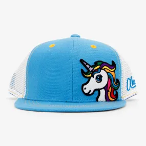 Kids Unicorn Flatbill Snapback Hat