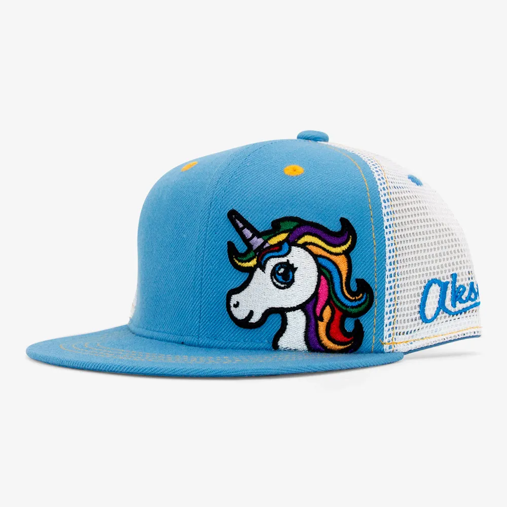 Kids Unicorn Flatbill Snapback Hat