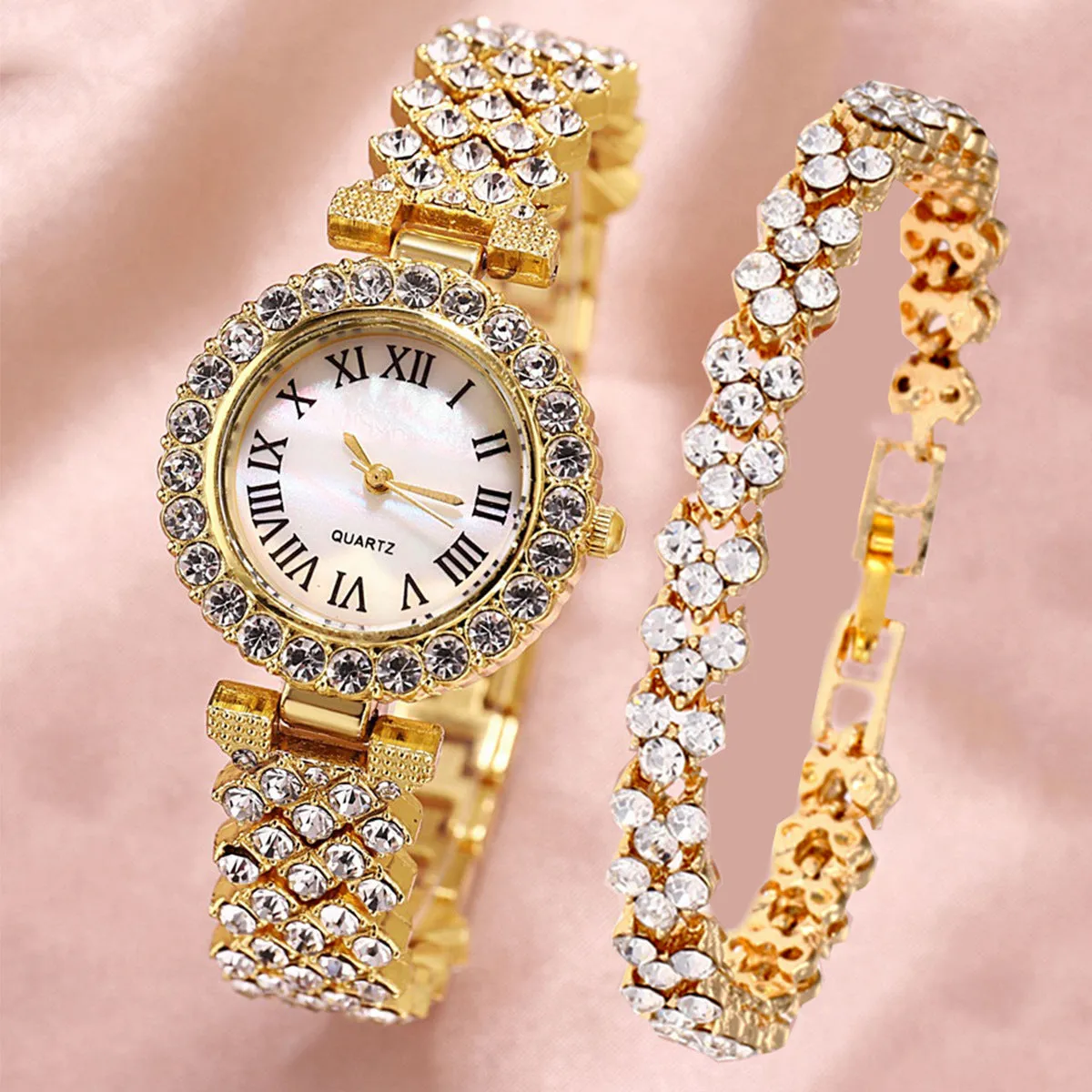 Ladies Bracelet Watch Set Watch Bracelet Gift Set for Women