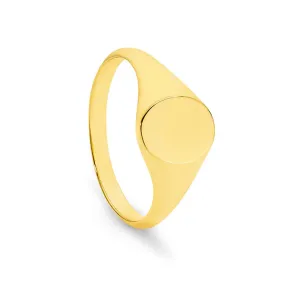 Ladies Oval Signet Ring