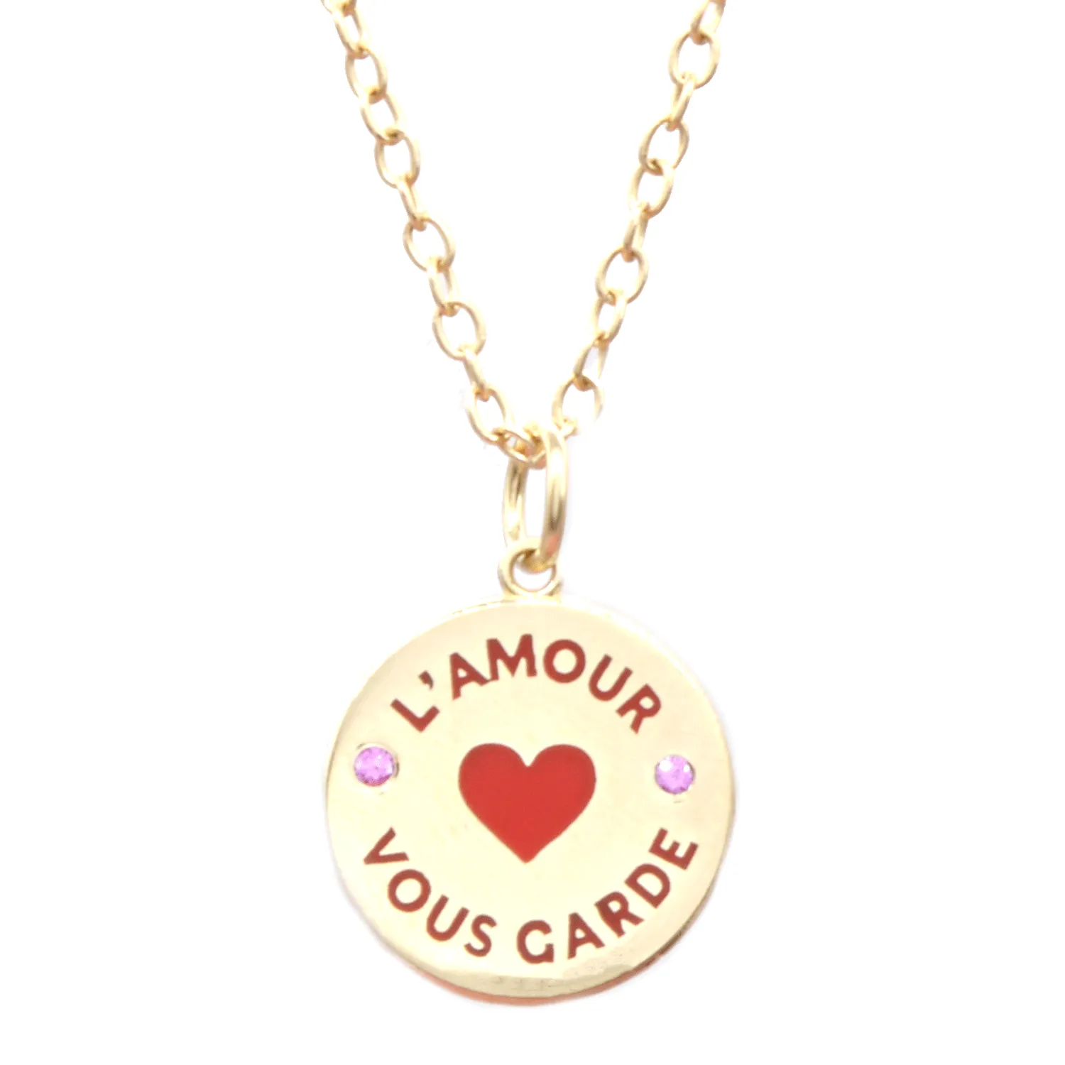 L'Amour Vous Garde Necklace