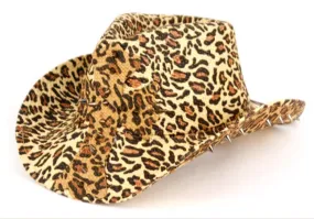 LEOPARD COWBOY HATS